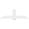 Ekena Millwork Eugene Architectural Grade PVC Gable Bracket, 60"W x 20"H x 2"D x 6"F, 8/12 Pitch GBP060X20X0206EUG00 - alternate 4